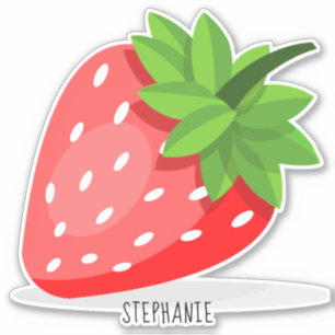 Sticker à patchs de fraise