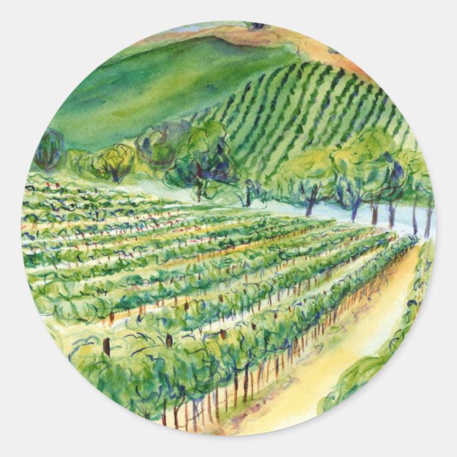 Sticker à peinture Vigne de Californie (Devant)