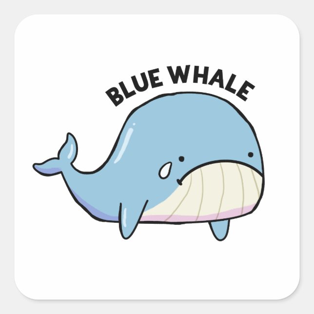 Sticker à pistolet à baleine bleue (Devant)