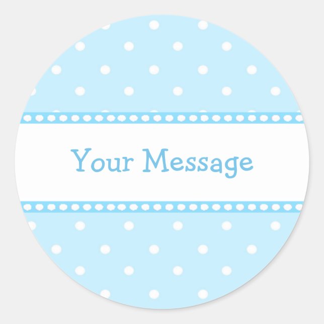 Sticker à points bleus (Devant)