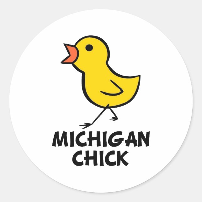Sticker à poussette du Michigan (Devant)
