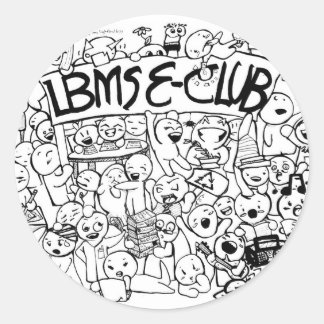 Sticker à puces e-club