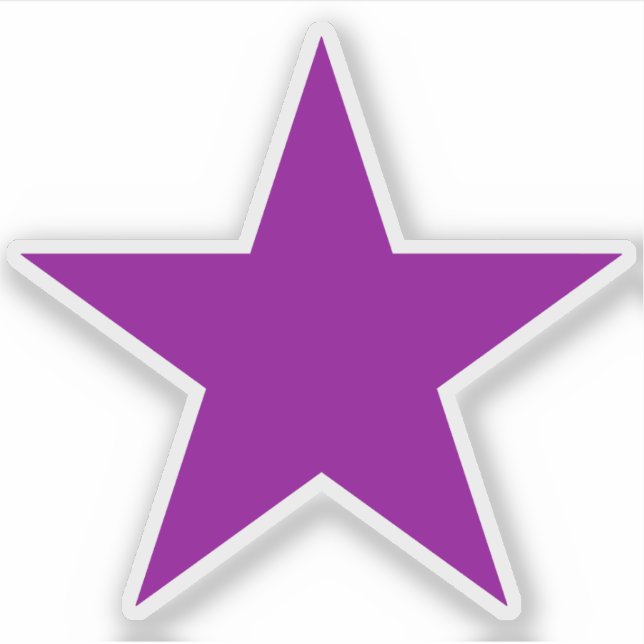 Sticker A Purple Star Of Anarcha-Feminism  (Devant)