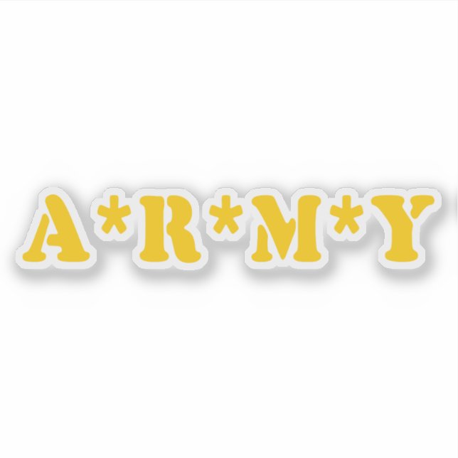 STICKER A*R*M*Y (Devant)