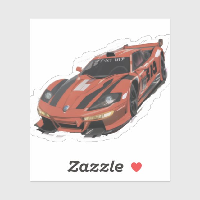 Sticker à roues chaudes (Feuille)