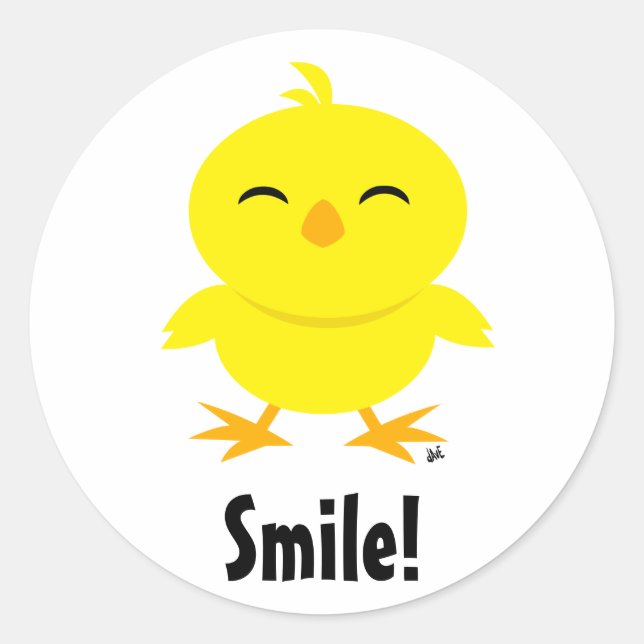 Sticker à sourire mignon (Devant)