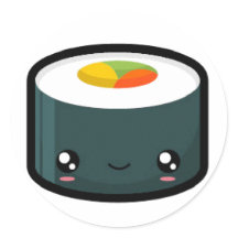 Sticker à sushi californien
