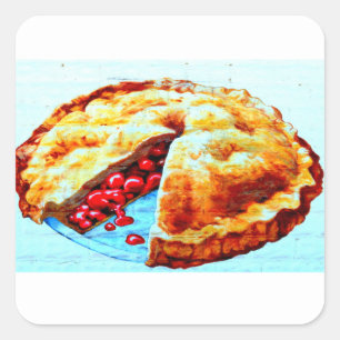 sticker à tarte à cerise
