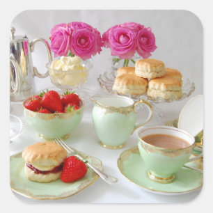 Sticker à thé de l'après-midi