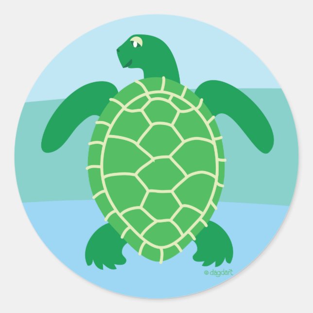 Sticker à tortue (Devant)