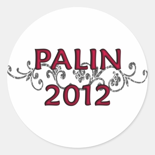 Sticker à vignes Palin 2012 (Devant)