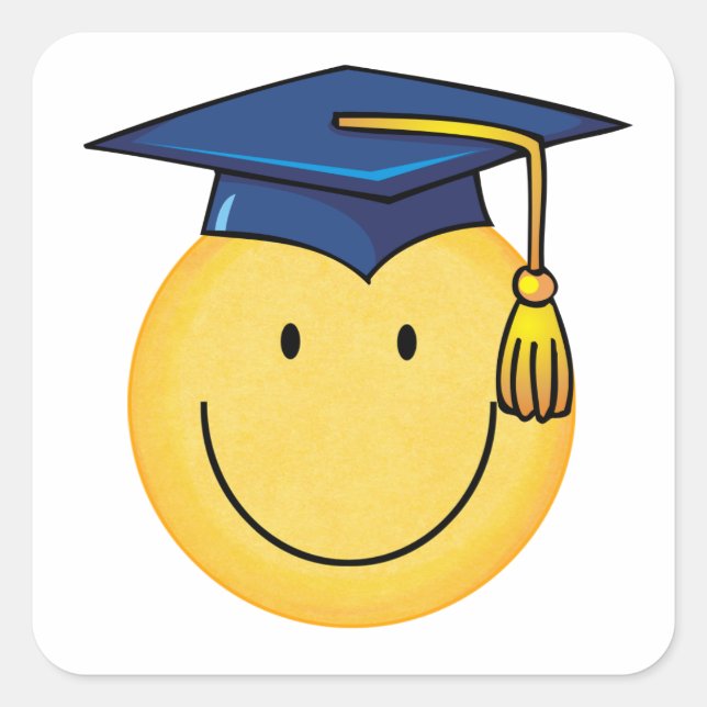 Sticker à visage de diplôme (Devant)