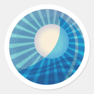 Sticker à voile Lune minuit