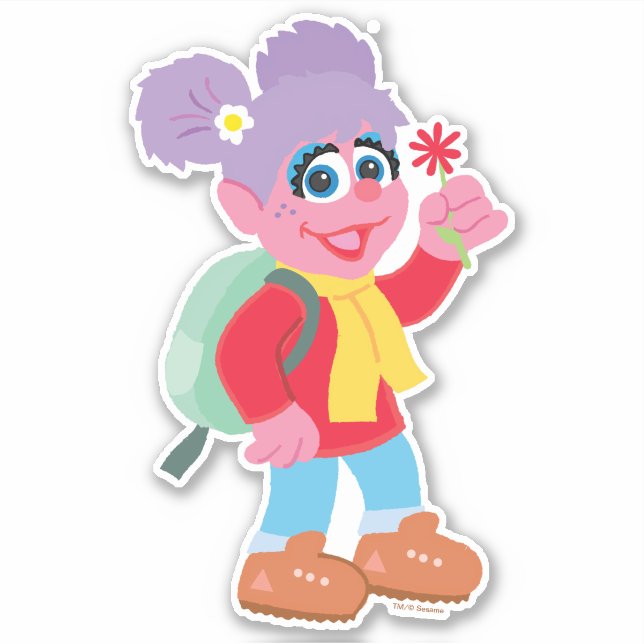 Sticker Abby Cadabby Randonnée (Devant)