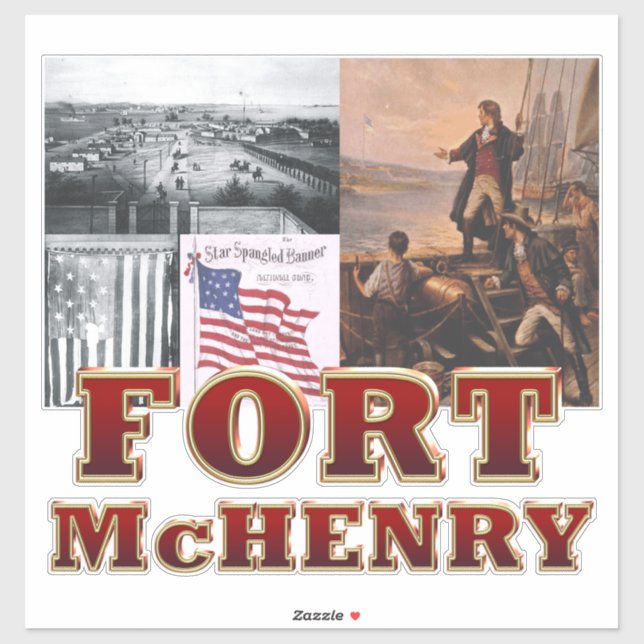 Sticker ABH Fort McHenry (Feuille)