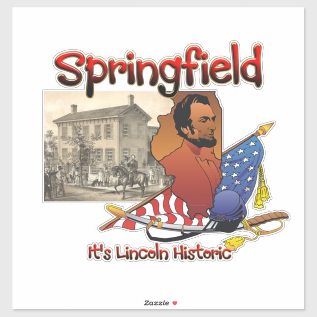 Sticker ABH Springfield (Feuille)