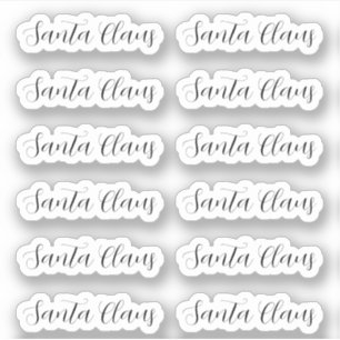 Sticker abigaile Kiss-Cut Santa Claus