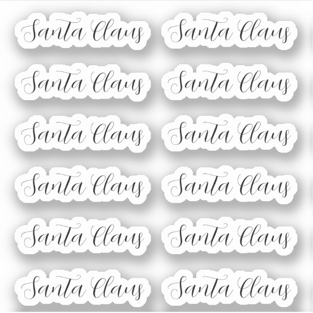 Sticker abigaile Kiss-Cut Santa Claus (Devant)