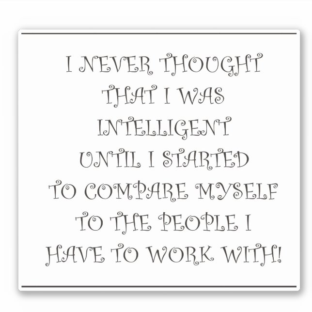 Sticker absolument vrai (Devant)