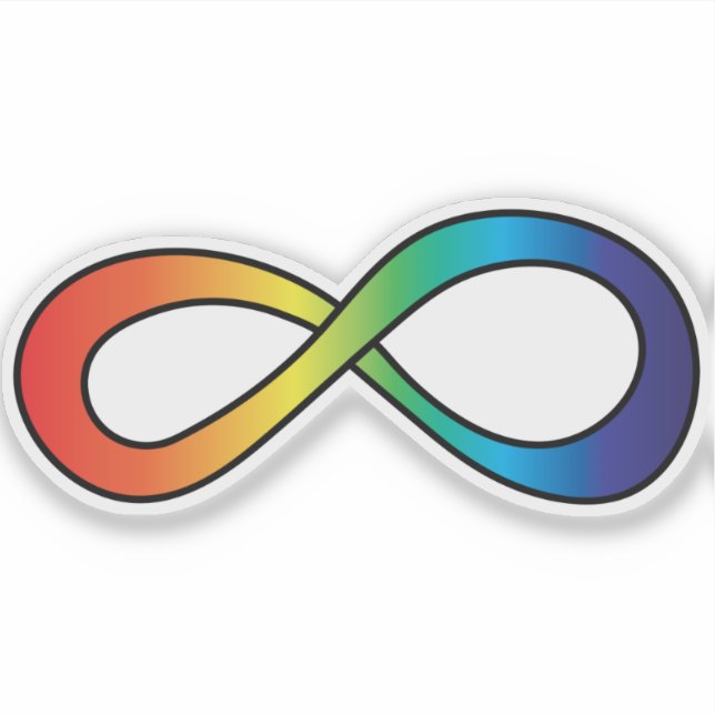 Sticker Acceptation de la Sensibilisation sur l'autisme de (Devant)