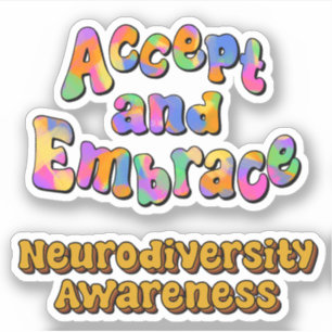 Sticker Accepter et adopter la sensibilisation à la Neurod