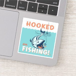 Sticker Accompagné sur la pêche