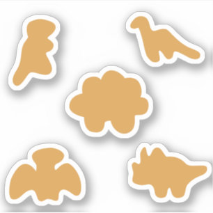 Sticker Accro aux nuggets de dinosaure