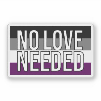 Sticker Ace No Love Nécessaire Indicateur