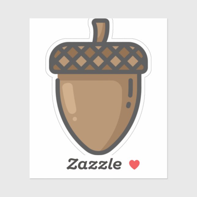 Sticker acorn (Feuille)
