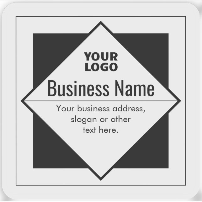 Sticker Add Your Logo Customizable Template (Devant)