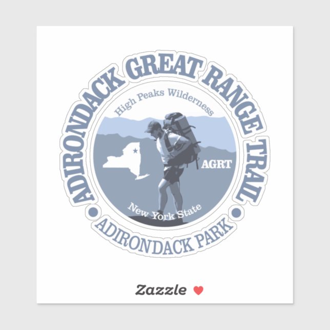 Sticker Adirondack Great Range Trail (BG) (Feuille)