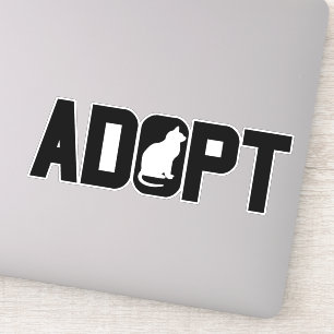 Sticker Adopter les animaux