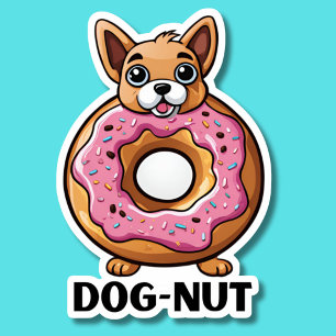 Sticker Adorable Chien-Nut étanche