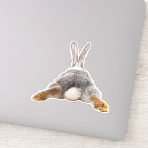 Sticker Adorable Lapin Lapin Butt Tail