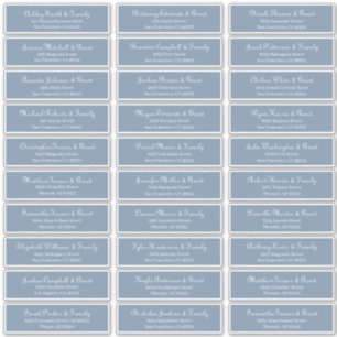 Sticker Adresse du Mariage de script classique simple