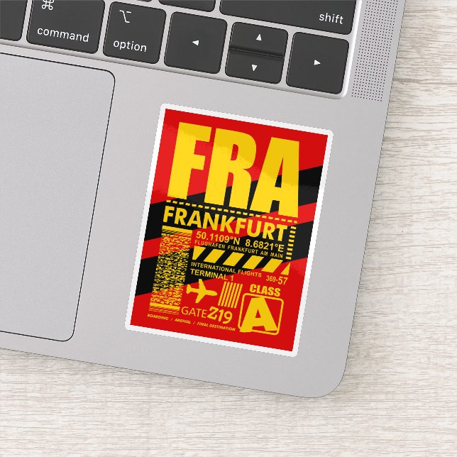 Sticker Aéroport FRA de Francfort (Détail)