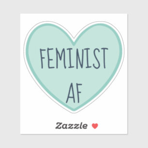 Sticker "AF féministe"