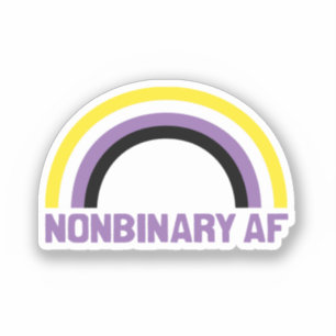 Sticker AF non binaire