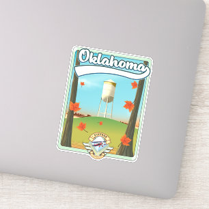 Sticker Affiche de voyage Oklahoma