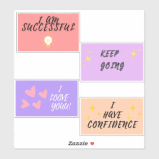 Sticker Affirmations positives