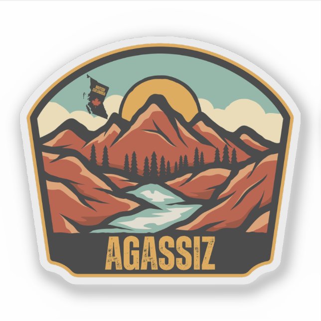 Sticker Agassiz (Colombie-Britannique) (Devant)