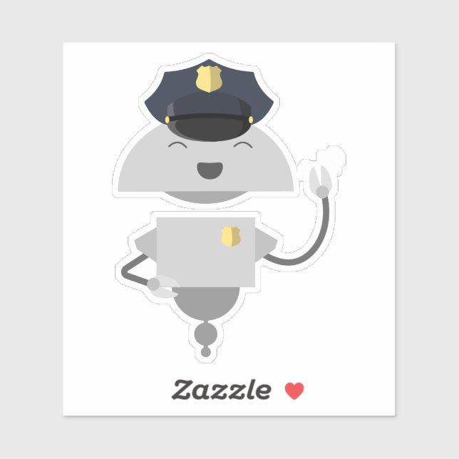 Sticker Agent de police Mia (Feuille)