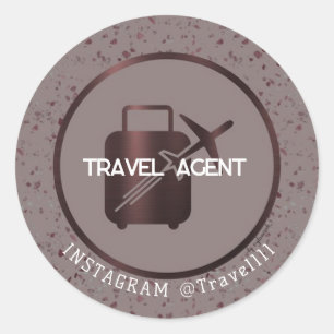 Sticker agent de voyage