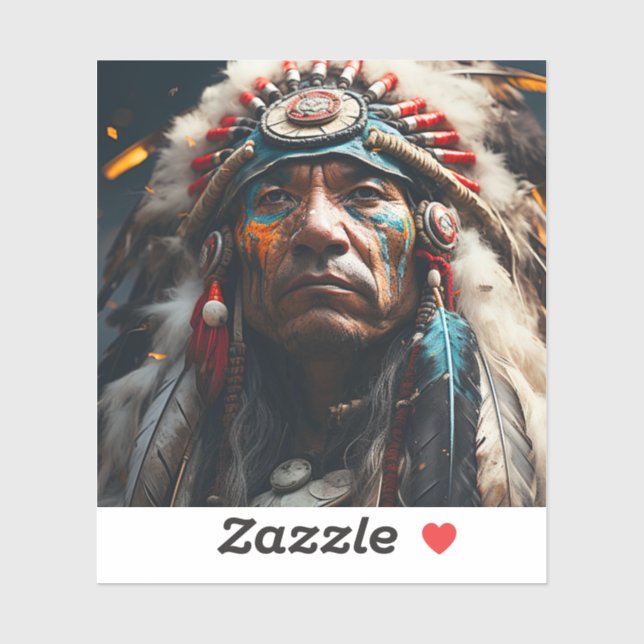 Sticker Ai Indian (Feuille)