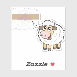 Sticker Aïd Moubarak Calligraphie arabe islamique-Aïd al-A