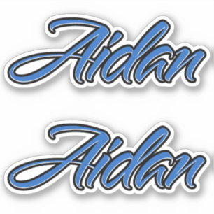 Sticker Aidan Blue