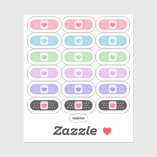 Sticker Aide de bande Kawaii Pastel