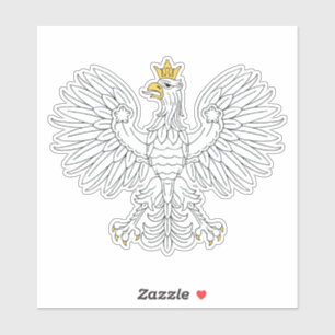 Sticker Aigle polonais