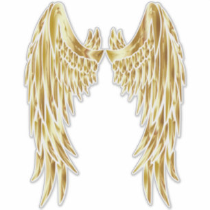 Sticker Ailes d'or