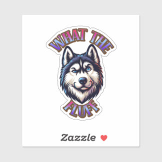 Sticker Aimant d'empreinte de patte What The Fluff